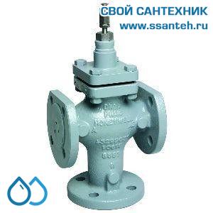 10257 Honeywell, V5050A1165 Клапан трехходовой линейный смесительный фланцевый, PN25, DN32, Kvs 16.0, 20мм, 2…220 °C