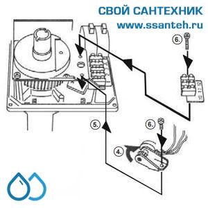 14271 HONEYWELL, 43191679-008 Потенциометр обратной связи, 10кОм, для 38мм