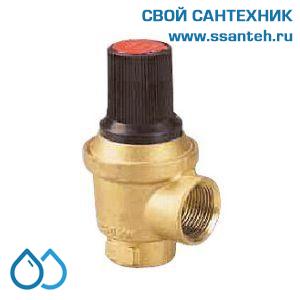14761 HERZ 1260402 Клапан предохранительный сбросной для котлов и водонагревателей 0..110°С, DN 20 PN 2,5, до 100 кВт