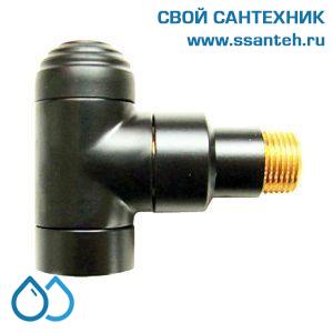 14877 HERZ, 1372641 Вентиль запорный "DE LUXE" угловой 1/2" хром