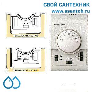 15747 HONEYWELL T6373B1015 Термостат для фэн-койлов 3-х ск., 10-30С, 230В, антисипатор, нагрев/охлаждение