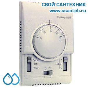 15749 HONEYWELL T6373C1013 Термостат для фэн-койлов 3-х ск., 10-30С, 230В, антисипатор, нагрев/охлаждение