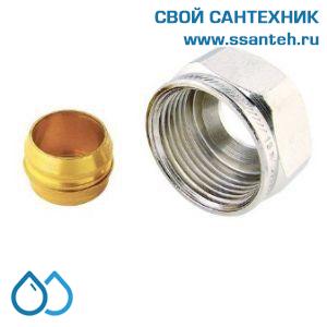 15835 HERZ, 1629401 Зажим 1/2"х15 черн