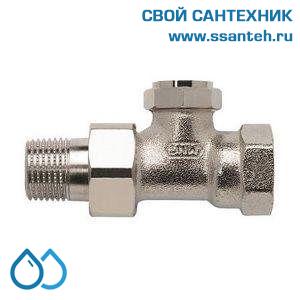 18030 Honeywell, V2410D0020 Клапан запорно-измерительный радиаторный прямой, 3/4", Kvs 0.2/1.0, Ру 10, 130С, с подключением расходомера