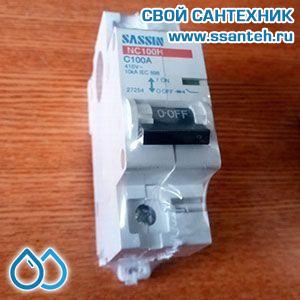 18266 Автоматический выключатель SASSIN NC100H 1P 100A