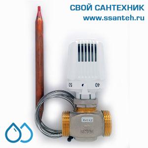 20095  TERMICUS VC776050-2,8 Регулятор температуры обратного действия, DN15, +20...+50°С, Kvs 2,8 м3/час, с выносным термобаллоном