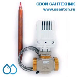20096  TERMICUS VC776070-3,2 Регулятор температуры обратного действия, DN20, +40...+70°С, Kvs 3,2 м3/час, с выносным термобаллоном