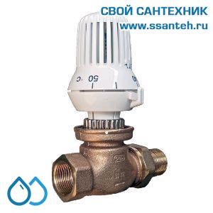 20393   TERMICUS T6102DH15 RTL Клапан двухходовой для теплого пола прямой, 1/2, +20...+50°С, Kvs 3,5 м3/час