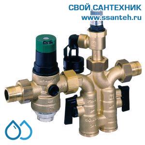 22059 Honeywell SG160SD-1AA Клапан безопасности водонагревателей до 1000 л. с клапаном понижения давления и фильтром, 1,5 ... 6 бар, 40°С, 1", 25/6 бар