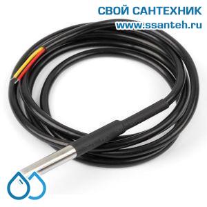 23675 PF10-65-10M Датчик температуры теплоносителя, IP65, NTC 10K, -40...+150°C, L=55 мм, d=6 мм, кабель 10 м