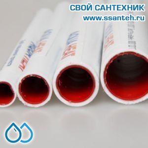 06119 Труба AQUAHEAT PP-R-/AL/-PP-R 110°C-1,0 МПа 26 х3 (100) хлыст 4м