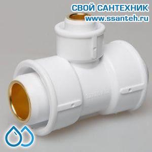 06166 PP-R Тройник переходной 32х20х32 (20/120)